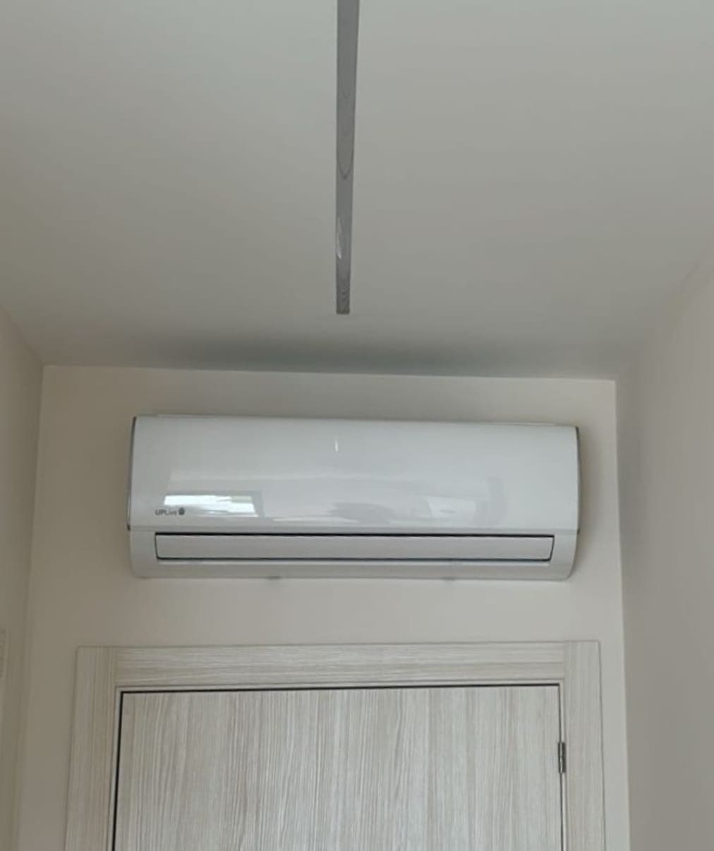 Foto de instalação de ar condicionado realizada pela PortiAr